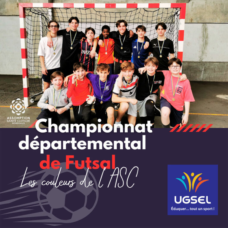 Image de couverture de l'article sur le championnat de futsal au collège