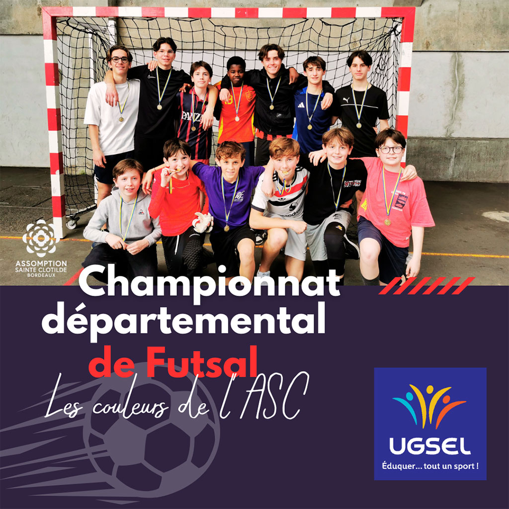 Image de couverture de l'article sur le championnat de futsal au collège