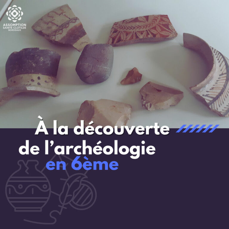 A la découverte de l'archéologie pour les élèves de 6ème