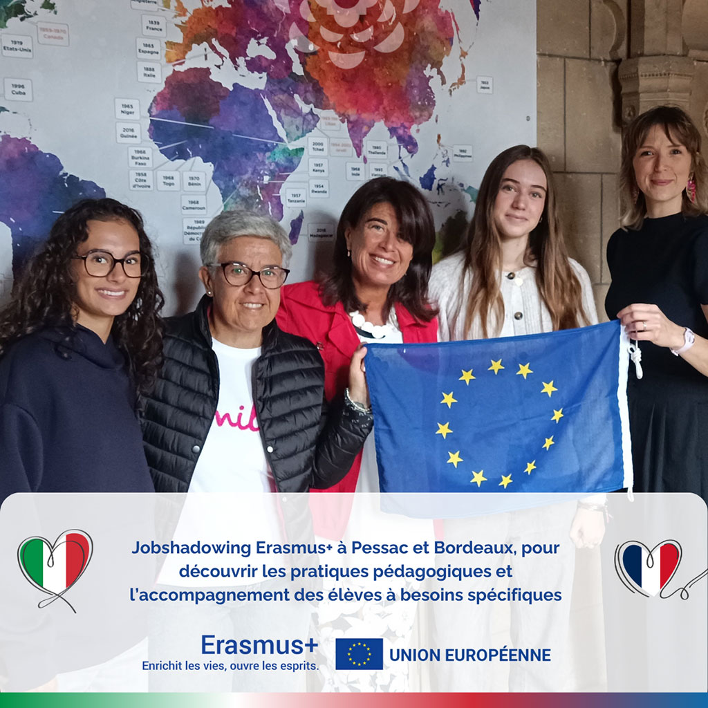 jobshadowing Erasmus+ à Pessac et Bordeaux