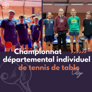 championnat départemental individuel de tennis de table
