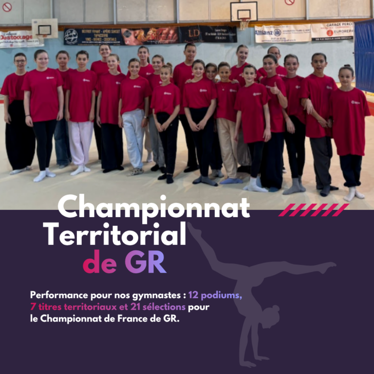 Une performance historique au Championnat Territorial de Gymnastique Rythmique !